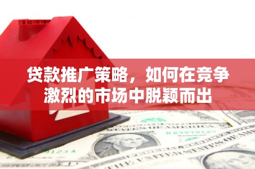 舟山新区贷款推广策略，如何在竞争激烈的市场中脱颖而出