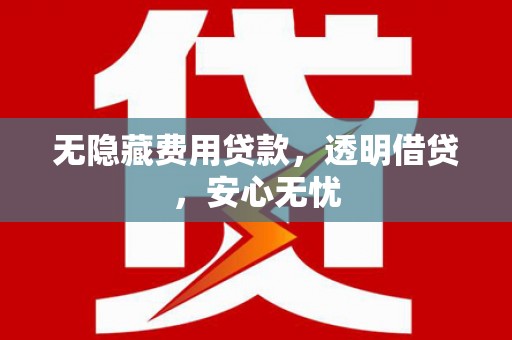 舟山新区无隐藏费用贷款，透明借贷，安心无忧