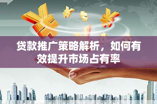 舟山新区贷款推广策略解析，如何有效提升市场占有率