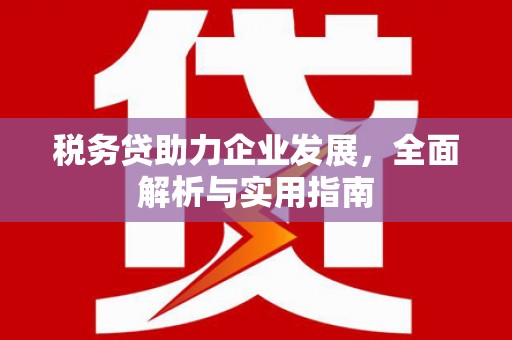 舟山新区税务贷助力企业发展，全面解析与实用指南