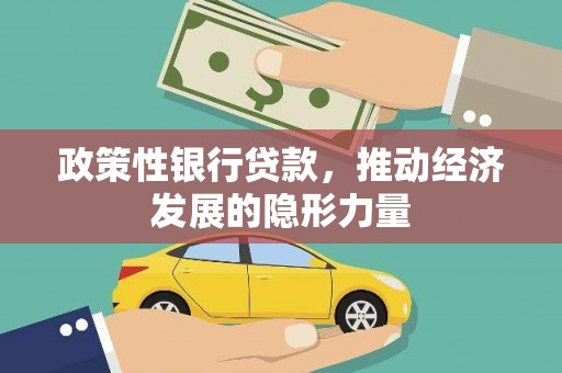 舟山新区政策性银行贷款，推动经济发展的隐形力量