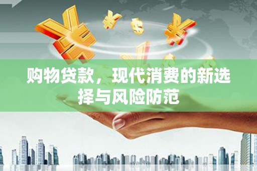 舟山新区购物贷款，现代消费的新选择与风险防范