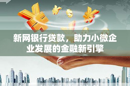 舟山新区新网银行贷款，助力小微企业发展的金融新引擎