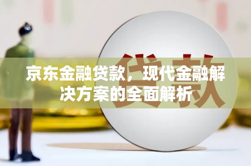 舟山新区京东金融贷款，现代金融解决方案的全面解析