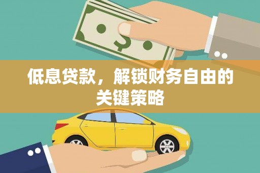 舟山新区低息贷款，解锁财务自由的关键策略