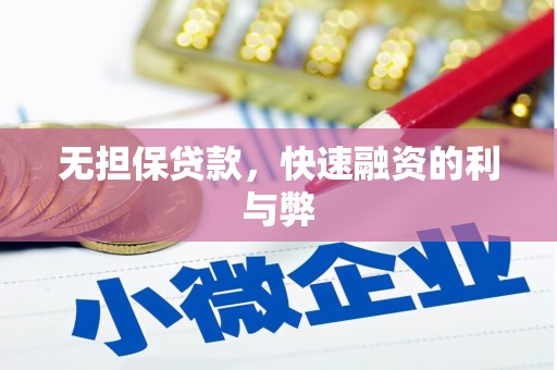 舟山新区无担保贷款，快速融资的利与弊