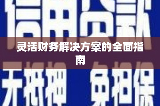 舟山新区灵活财务解决方案的全面指南