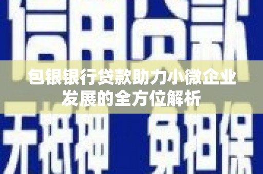 舟山新区包银银行贷款助力小微企业发展的全方位解析
