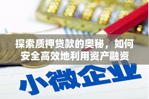 舟山新区探索质押贷款的奥秘，如何安全高效地利用资产融资