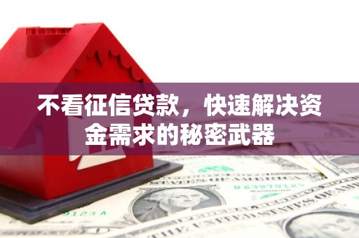 舟山新区不看征信贷款，快速解决资金需求的秘密武器