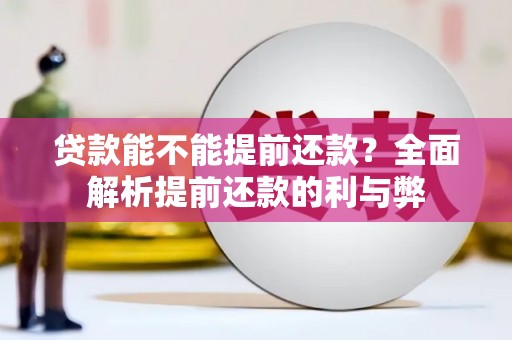 舟山新区贷款能不能提前还款？全面解析提前还款的利与弊