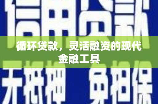 舟山新区循环贷款，灵活融资的现代金融工具