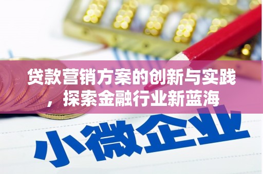 舟山新区贷款营销方案的创新与实践，探索金融行业新蓝海