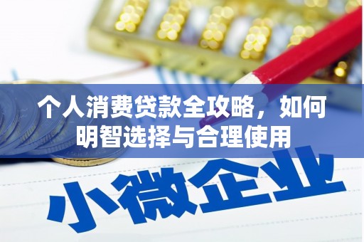 舟山新区个人消费贷款全攻略，如何明智选择与合理使用