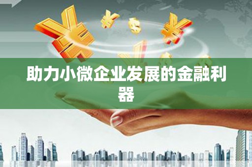 舟山新区助力小微企业发展的金融利器